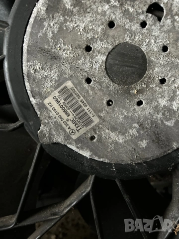 перка охлаждане Дифузьор  Mercedes W203 2035000193 377685 400w, снимка 5 - Части - 49848004