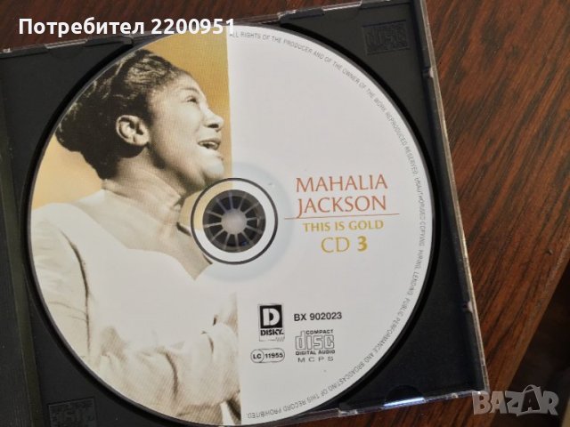 MAHALIA JACKSON, снимка 10 - CD дискове - 39794186