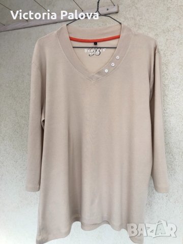 Блуза BEXLEY S,голям размер,памук, снимка 3 - Блузи с дълъг ръкав и пуловери - 31541915