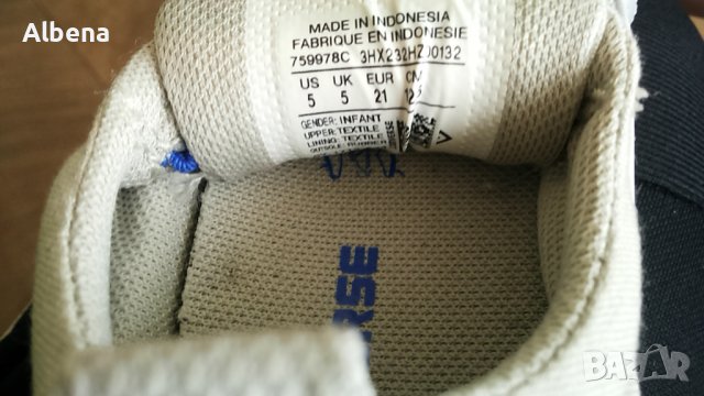 CONVERSE INFANT CHUCK TAYLOR ALL STAR Baby Размер EUR 21 / UK 5 бебешки кецове 55-12-S, снимка 15 - Бебешки обувки - 36710669