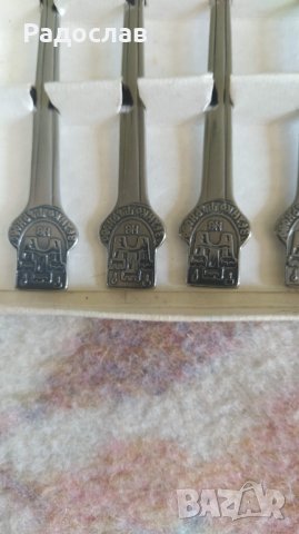 стари вилички ,, Сърп и чук " В . Търново , снимка 3 - Прибори за хранене, готвене и сервиране - 40835486