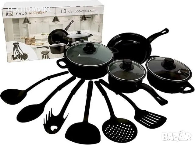 Комплект съдове за готвене ,незалепващо покритие