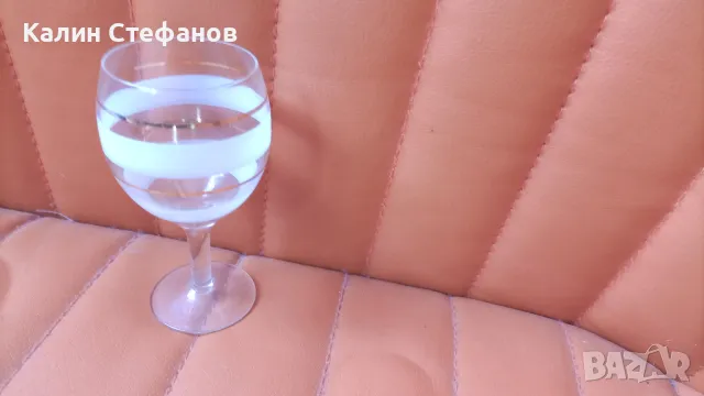 Страхотни ретро ракиени чаши, комплект,  златни кантове,  столче, бял мат кантове – 6 бр, снимка 8 - Антикварни и старинни предмети - 47940511