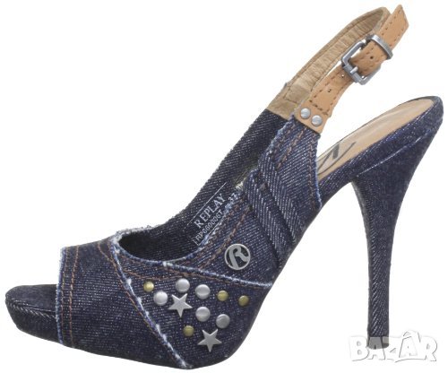 Replay Оригинални Дамски Обувки/ Replay Сандали Деним, снимка 3 - Сандали - 29904768