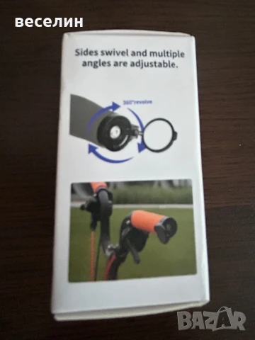 Вело огледало за задно виждане, вградено в дръжката (сгъваемо), снимка 2 - Части за велосипеди - 51093916