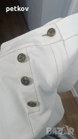 Бял панталон Lucy Fashion, XS, снимка 7 - Панталони - 52110597