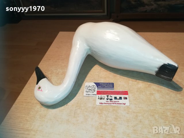 голяма красива бяла патица-внос англия 0311202232, снимка 10 - Колекции - 30664749