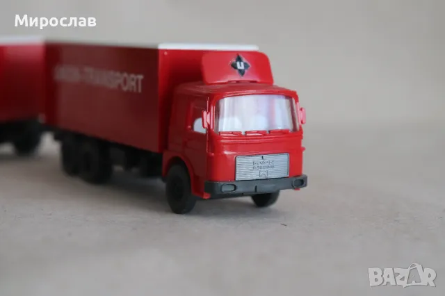 WIKING H0 1/87 MAN ТИР КАМИОН МОДЕЛ КОЛИЧКА КОЛИЧКА, снимка 6 - Колекции - 49553941