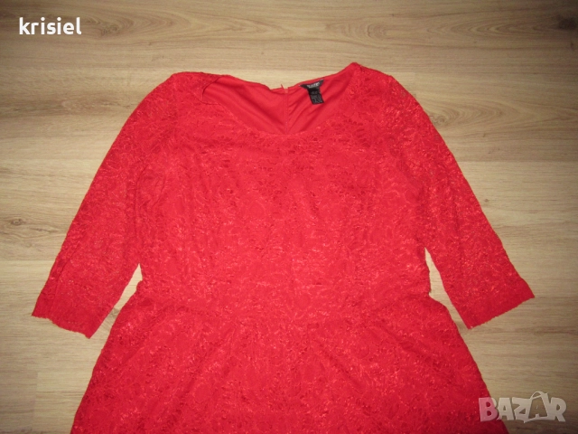 КРАСИВА ОФИЦИАЛНА РОКЛЯ--2XL-3XL номер, снимка 3 - Рокли - 52646519