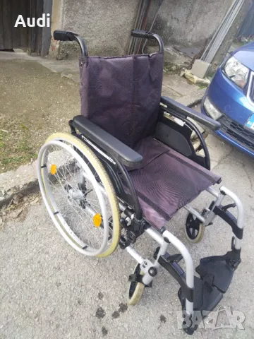 Сгъваема инвалидна рингова количка със степенки 
