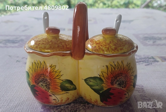 Сет за ПОДПРАВКИ,5 бурканчета, снимка 2 - Аксесоари за кухня - 54357642