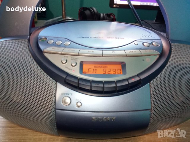 Sony CFD-S350L радио-касетофон, снимка 3 - Радиокасетофони, транзистори - 21693180