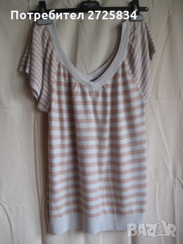 Блуза MANGO, памук, размер S, снимка 7 - Туники - 29290854