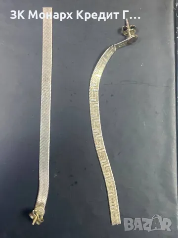 Сребърни обеци, снимка 2 - Обеци - 49873347