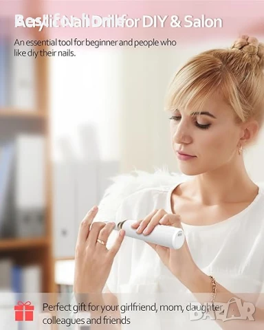  DEEHENK Комплект за маникюр- пила с 12 свредла и 6 шлифовъчни ленти, снимка 6 - Педикюр и маникюр - 50712636