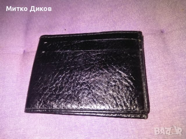 Калъвче естествена кожа за лична карта-документи карти-ново, снимка 2 - Портфейли, портмонета - 37484201