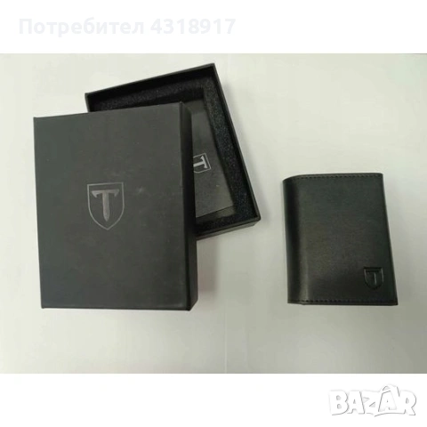 Мъжки портфейл, TEEHON, магнитен, с RFID защита, 6,6x10x2см, телешка кожа, снимка 3 - Портфейли, портмонета - 54289239