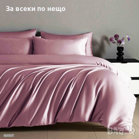 Луксозен комплект от висококачествен памучен сатен - Налични Различни Цветове Код P1596, снимка 8 - Спално бельо - 52588980