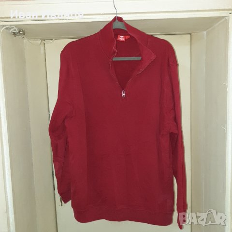 блуза/ суичър с ZIP поли памук размер Л , снимка 4 - Блузи - 42882777