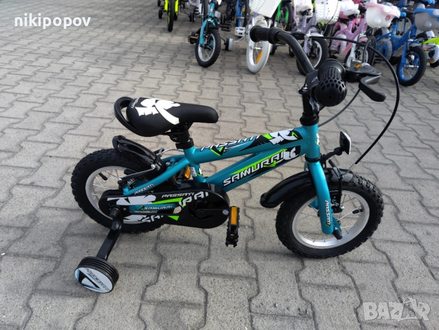 BG Детски велосипед 12" SAMURAJ син, снимка 2 - Велосипеди - 54334133