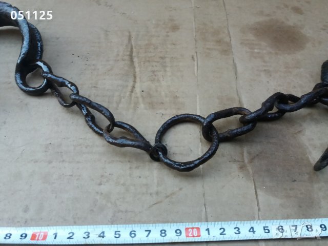 комплект ковани масивни букай , окови , пранги , белезници , снимка 4 - Антикварни и старинни предмети - 31758847