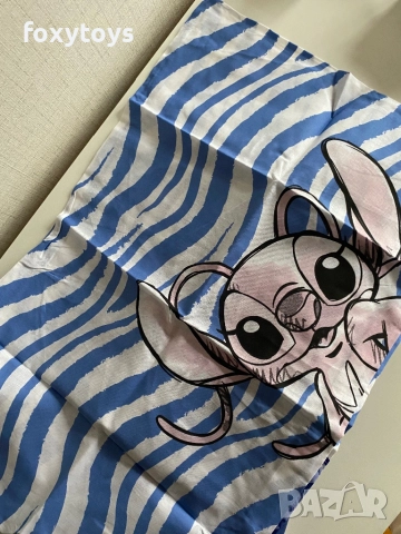 Детски спален комплект от две части Стич / Lilo and Stitch 100×135 cm, 40×60 cm, снимка 7 - Спално бельо и завивки - 48465025