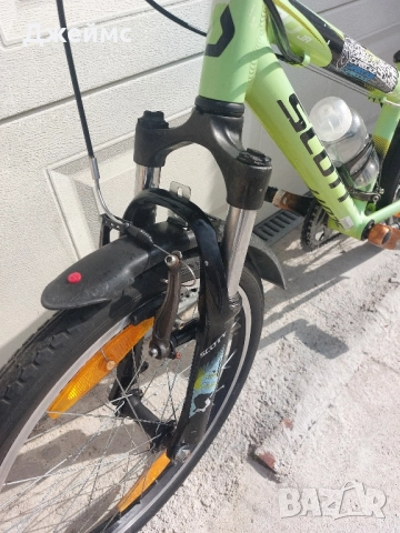 Детски алуминиев велосипед SCOTT/24 цола , снимка 5 - Детски велосипеди, триколки и коли - 52085058