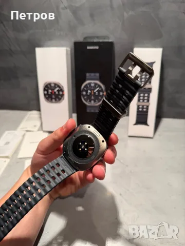 КАТО ЧИСТО НОВ Samsung Galaxy Watch Ultra LTE Titanium Silver, снимка 7 - Смарт часовници - 56261221