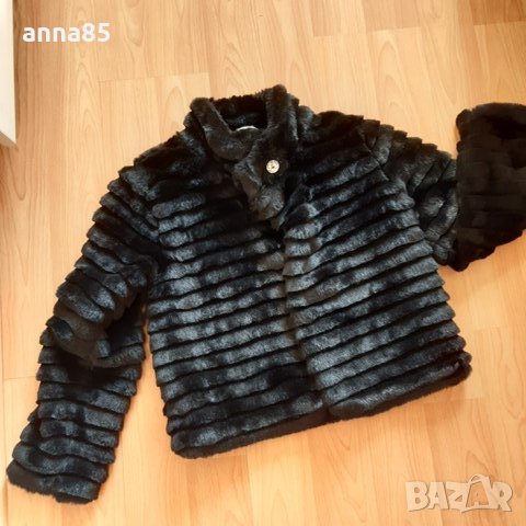 Черно палто George, 146 см., снимка 2 - Детски якета и елеци - 30211726