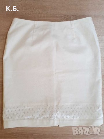 Елегантна бяла пола (БГ), снимка 1