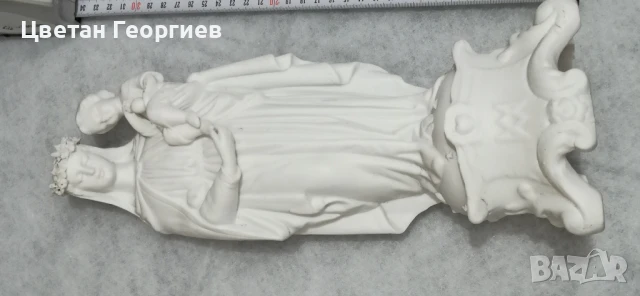 католическа статуетка на мадоната с младенеца, снимка 5 - Статуетки - 50998921