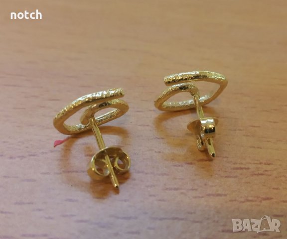 Златни обеци, снимка 3 - Обеци - 38972366