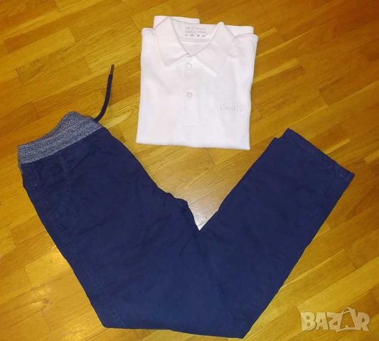 Том Тейлър + нова блуза за р.134, снимка 1 - Детски панталони и дънки - 30543219