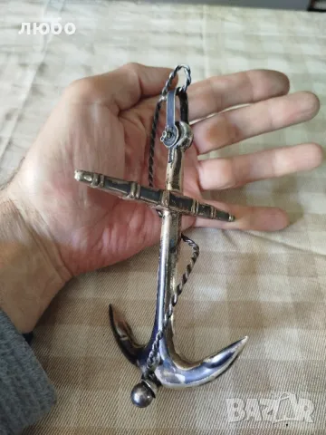  Сребърна Котва от Викториянската Епоха 1890г Сребро 0,925, снимка 8 - Антикварни и старинни предмети - 50255354