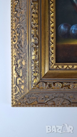 Картина натюрморт с плодове - масло върху платно, снимка 6 - Картини - 52791028