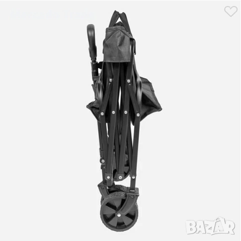 Количка за къмпинг Mercado Trade, С колелца за дърпане, Черна, снимка 3 - Къмпинг мебели - 53967274