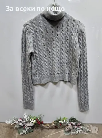 Дамски пуловер - 3 налични цвята, снимка 3 - Блузи с дълъг ръкав и пуловери - 48167217