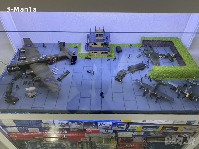 Диорама 1:72 - Летище RAF  МАКЕТ