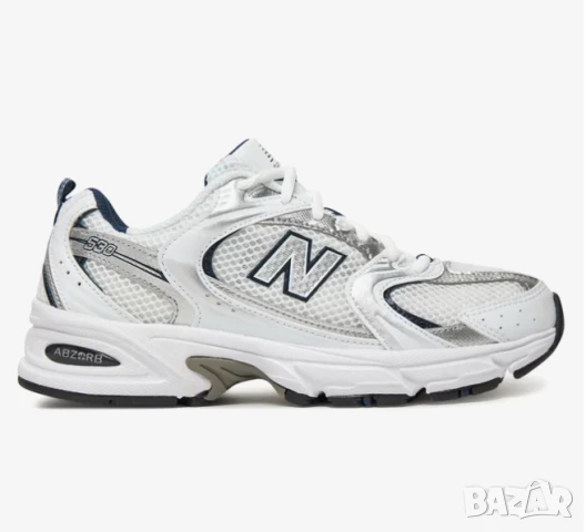 New Balance 530 "White/Natural Indigo"  номер 47  оригинални маратонки , снимка 2 - Маратонки - 50700217
