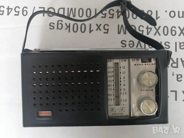 Ретро радио CONION /CONEY ONKYO/, снимка 7 - Радиокасетофони, транзистори - 49720705