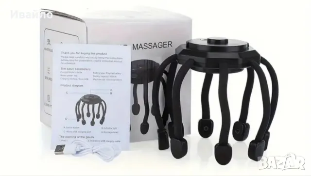 Масажор за глава , снимка 3 - Друга електроника - 48421775