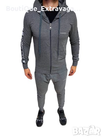 Мъжки спортен екип Dolce & Gabbana Grey !!!, снимка 5 - Спортни дрехи, екипи - 42906445