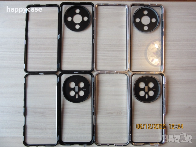 Honor Magic 8 Lite / 8 Pro / Двоен 360° магнитен кейс калъф с камера протектор, снимка 6 - Калъфи, кейсове - 52503072