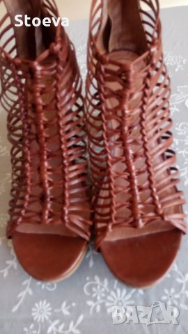 Дамски елегантни сандали №39- естествена кожа, снимка 3 - Сандали - 29438666