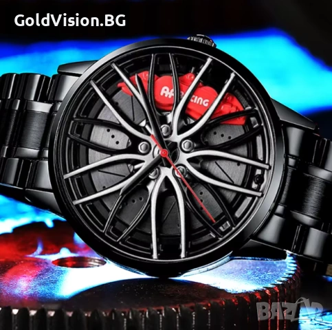 Мъжки часовник – Camudin – Red, снимка 3 - Мъжки - 54248125