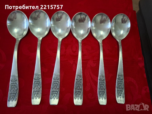 Лъжици от мелхиор., снимка 6 - Антикварни и старинни предмети - 49726830