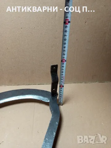 Соц Стар Ръчно Кован Нож За Сено., снимка 12 - Антикварни и старинни предмети - 49441862