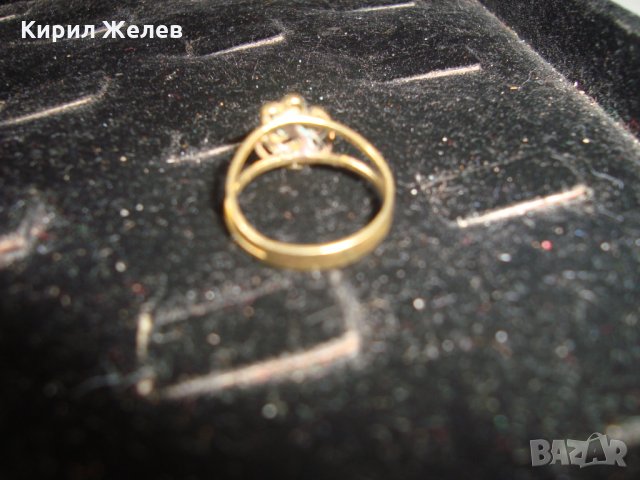 СТАР ВИНТИДЖ ФЛОРАЛЕН ПРЪСТЕН 19633, снимка 3 - Пръстени - 32168850