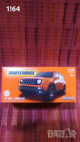 Matchbox '19 Jeep Renegade, снимка 1