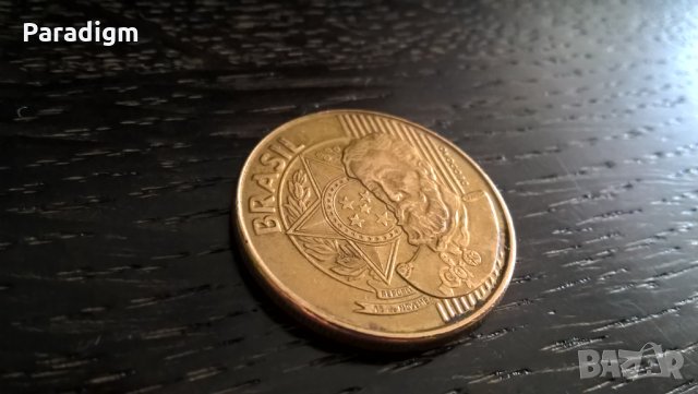 Mонета - Бразилия - 25 центавос | 2004г., снимка 2 - Нумизматика и бонистика - 31226762